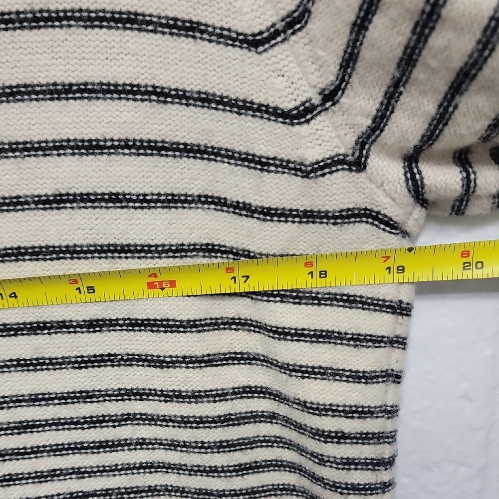 Talbots Cream and Black Cowl Neck Sweater - Picture 12 of 12